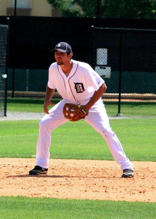 Nick Castellanos as seen in a picture that was taken during a game on March 25, 2012
