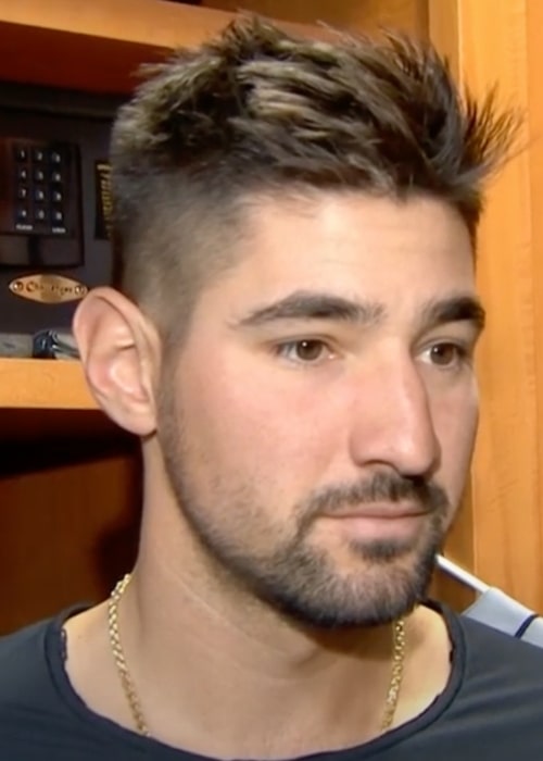 Nick Castellanos as seen in a screenshot from a video during an interview with YES Network on April 3, 2019