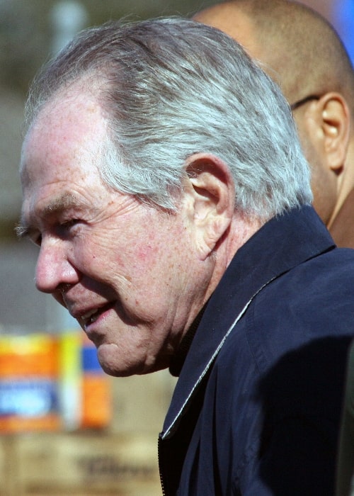 Pat Robertson as seen during his February 12, 2006, Operation Blessing visit to Victory Fellowship Church in Metairie, Louisiana