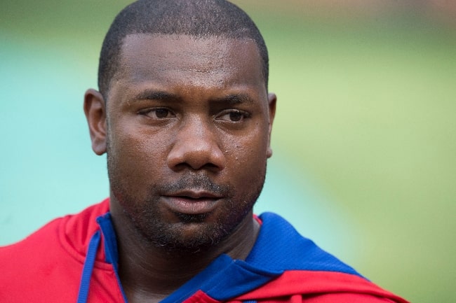 Ryan Howard as seen with the Philadelphia Phillies before a game against the Baltimore Orioles on June 16, 2015