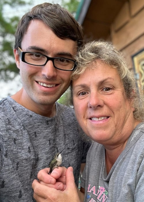 Steve Terreberry as seen in a selfie with his mother Laurie Blais-Terreberry that was taken in August 2023