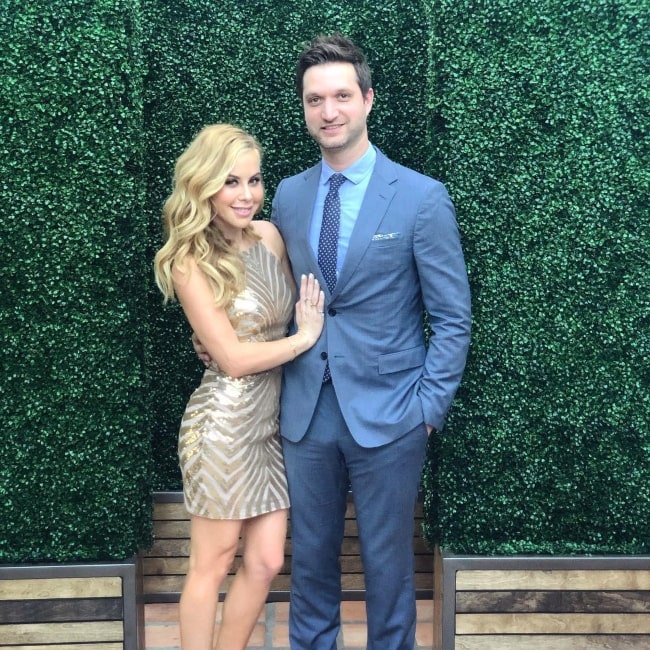 Todd Kapostasy as seen in a picture with his wife Tara Lipinski that was taken in May 2019, at the Jazz at Lincoln Center in New York City, New York