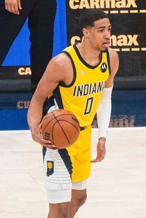 Tyrese Haliburton as seen with the Indiana Pacers in 2022