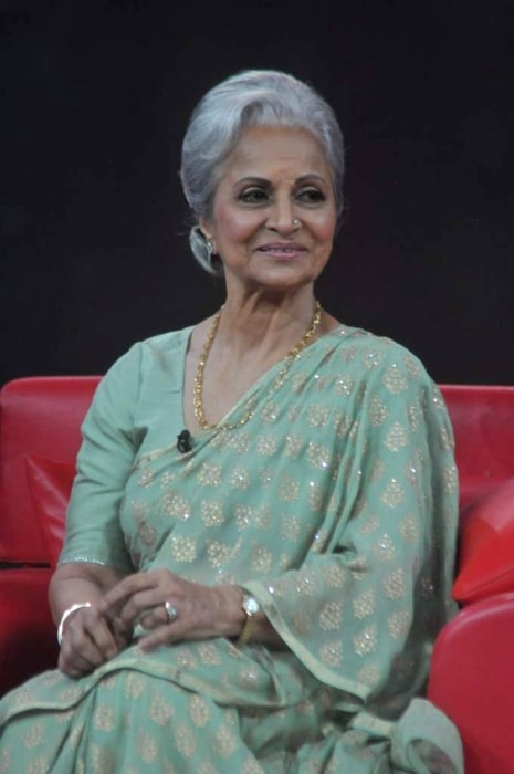 Waheeda Rehman as seen at a chat show for NDTV in 2012