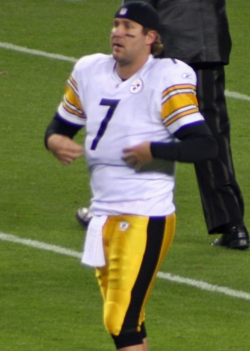 Ben Roethlisberger #07 in a picture that was taken during a game in November 9, 2009