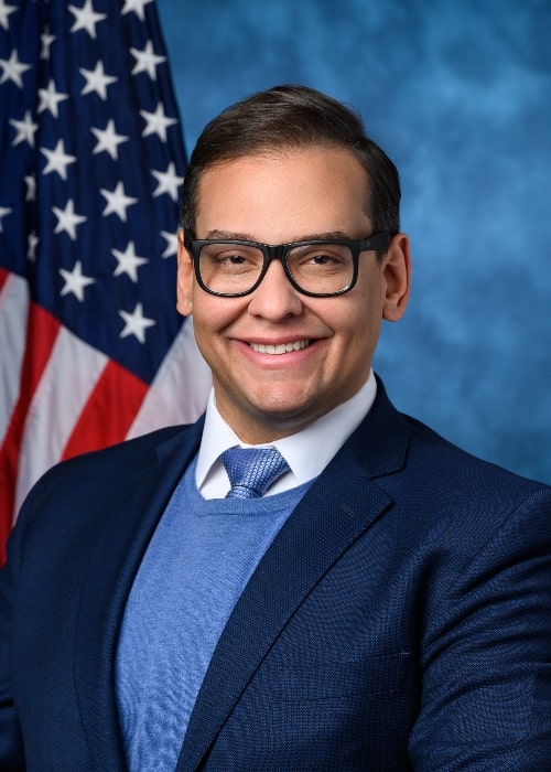 George Santos as seen in an official portrait in 2023