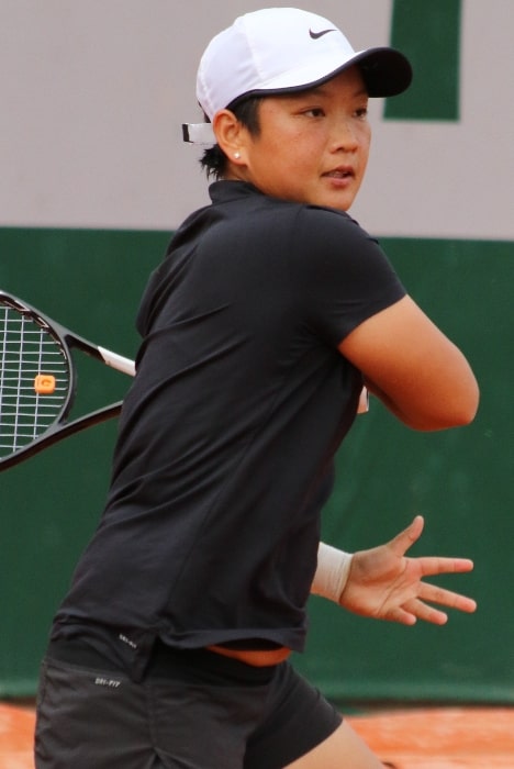 Jiang Xinyu as seen at the 2019 French Open