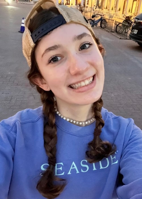 Lilah Levine as seen in a selfie that was taken in February 2023, in Seaside, Florida
