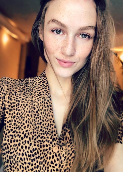 Madison Lintz as seen in a selfie that was taken in April 2019, at Sherman Oaks