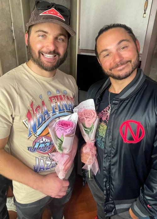 Matt Jackson as seen in a picture with his brother Nick that was taken in November 2023