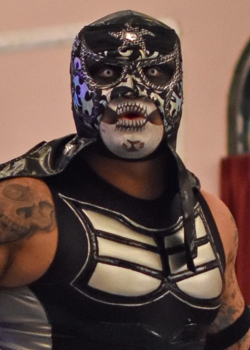 Mexican Luchador Pentagón Jr in August 2018