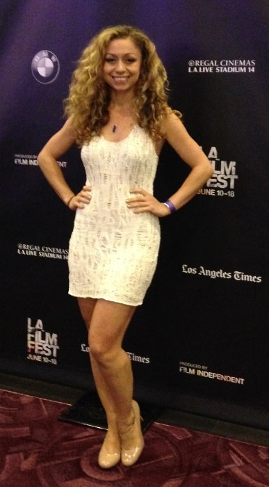 Natalia Fedner as seen while posing for the camera at the 2015 LA Film Festival