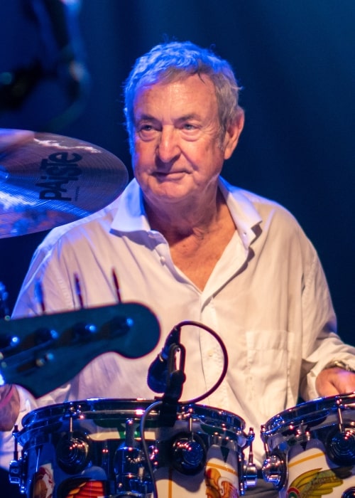 Nick Mason as seen while performing in 2018