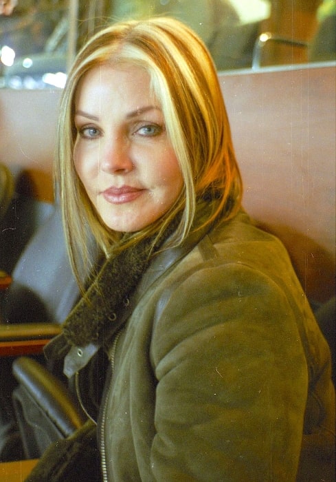 Priscilla Presley as seen at Chicago's Soldier Field in 2003