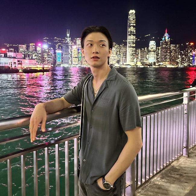 Sang Heon Lee as seen while posing for a picture in Hong Kong in 2023