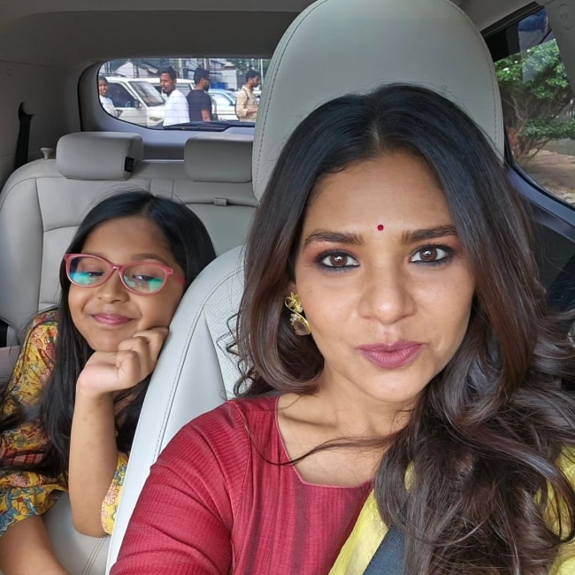 Sudipta Chakraborty as seen in a selfie with her daughter Shahida in October 2023