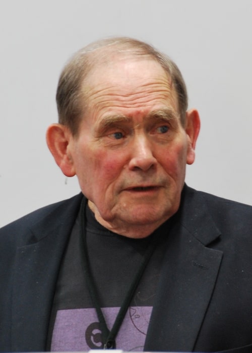 Sydney Brenner as seen while speaking at the Okinawa Institute of Science and Technology in December 2008
