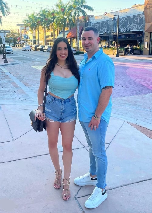 Alex Mir as seen in a picture with Maria Mir that was taken in February 2023, at The Doral Yard