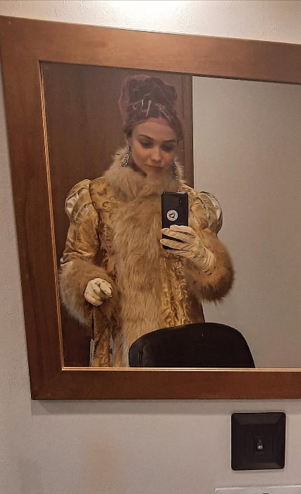 Anna Mawn as seen while taking a mirror selfie in November 2023