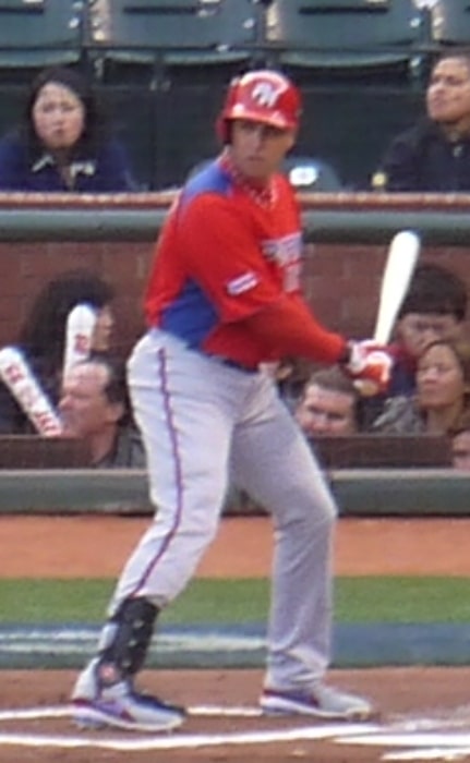 Carlos Beltrán as seen while batting for Team Puerto Rico during the World Baseball Classic on March 17, 2013