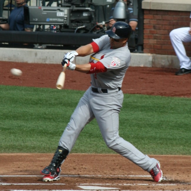 Carlos Beltrán as seen while batting for the St. Louis Cardinals during a game on June 2, 2012