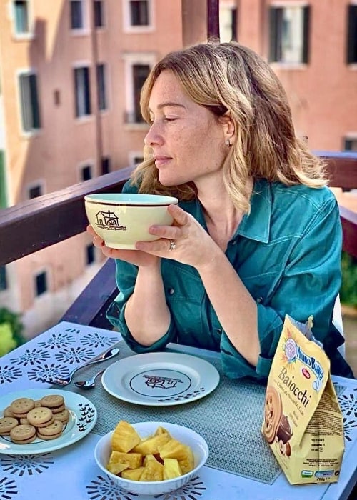 Cristiana Capotondi as seen in an Instagram post in September 2020