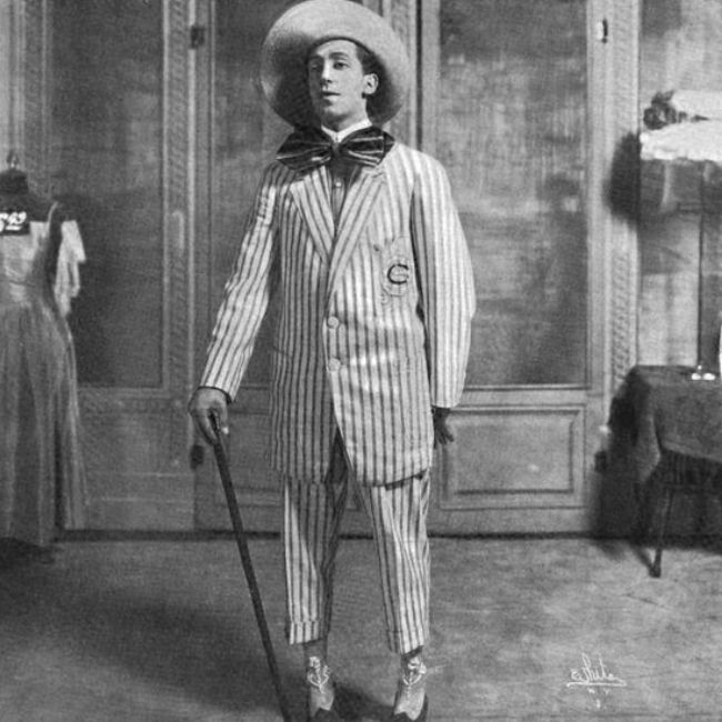 Ed Wynn as seen as Mr. Busybody in 1908