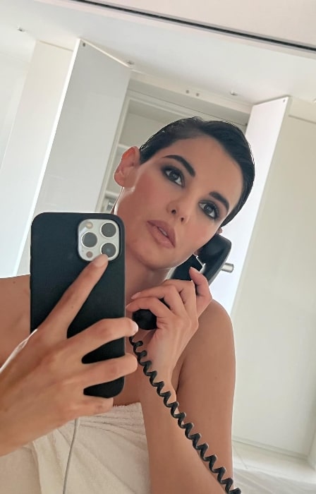 Francesca Chillemi as seen while taking a mirror selfie in May 2023