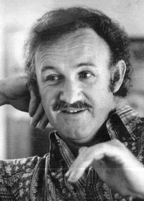 Gene Hackman as seen in a newspaper interview photo in 1972