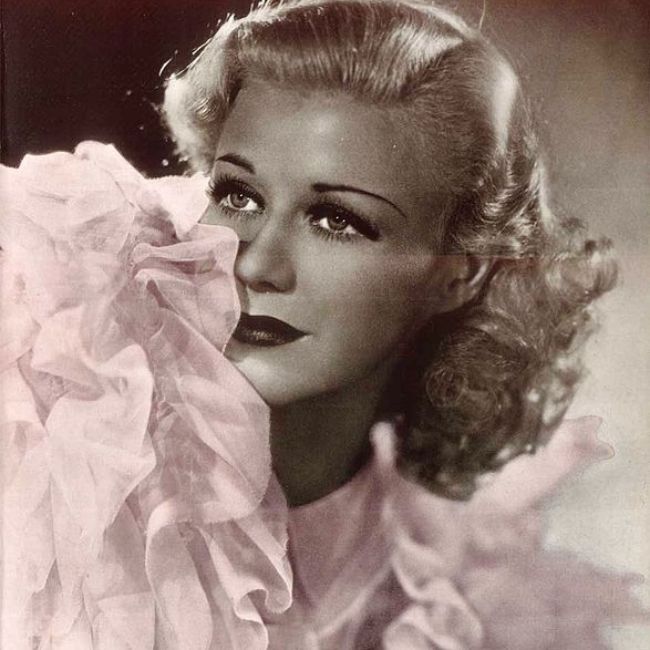 Ginger Rogers as seen in 1937