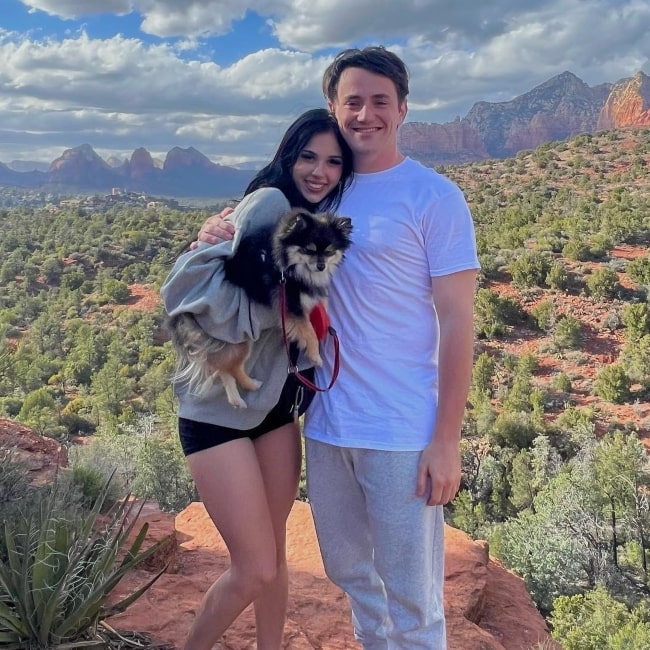 Jana Soss as seen in a picture with her beau Stromedy that was taken in Sedona, Arizona in April 2023