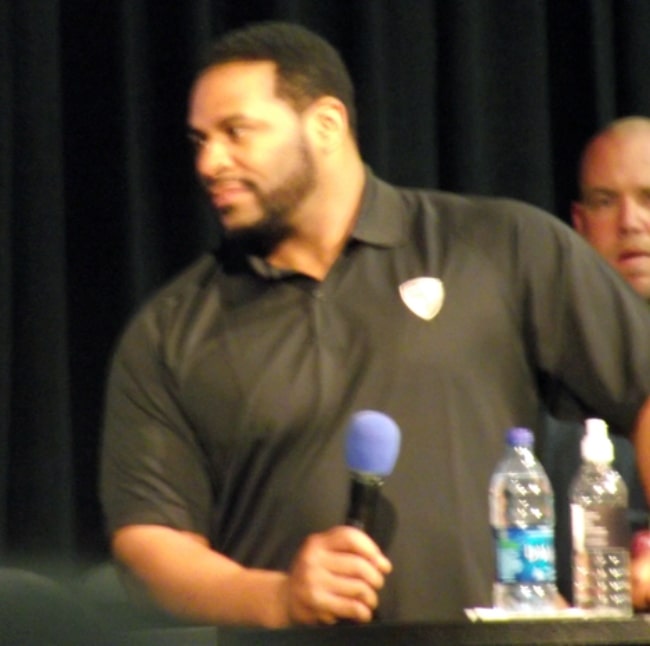 Jerome Bettis as seen while speaking at Nashville Sportsfest in Nashville, Tennessee on February 19, 2011