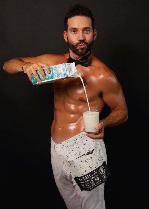 Joe Vulpis as seen in a picture that was taken while promoting Xeela Fitness in August 2023