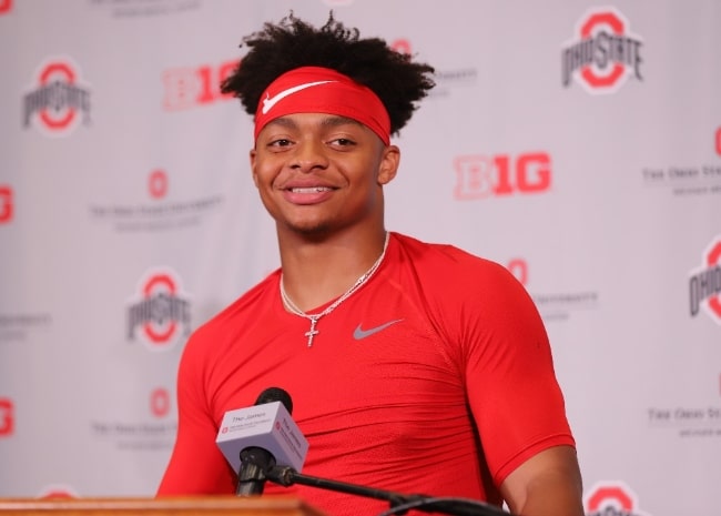 Justin Fields as seen with Ohio State in 2019