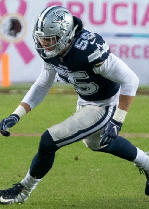 Leighton Vander Esch as seen with the Dallas Cowboys in 2018