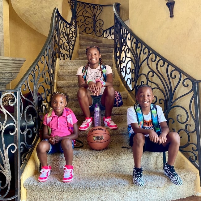 Leonidas Royalty as seen in a picture with his sisters Karnation and J’aaliyah in May 2019