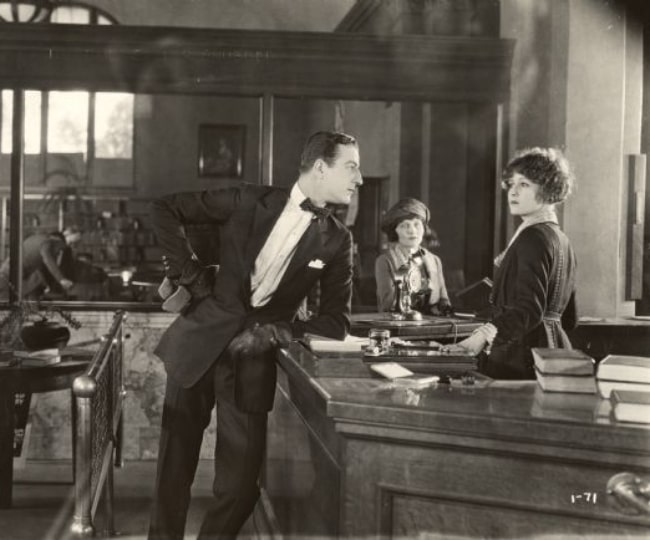 Louis Calhern and Claire Windsor as seen in 'The Blot' (Lois Weber Productions, 1921)