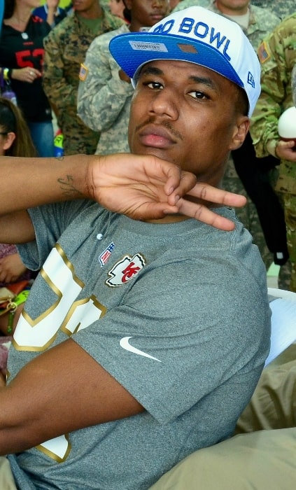 Marcus Peters with the Kansas City Chiefs as seen while signing autographs before the Pro Bowl on January 26, 2016