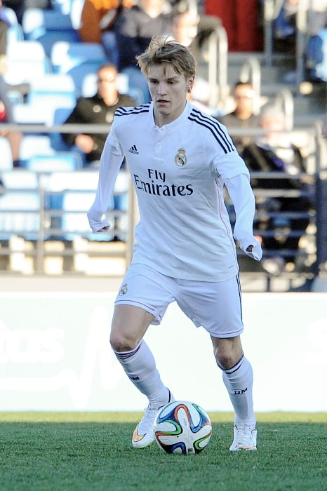 Martin Ødegaard as seen while playing for Real Madrid Castilla in 2015