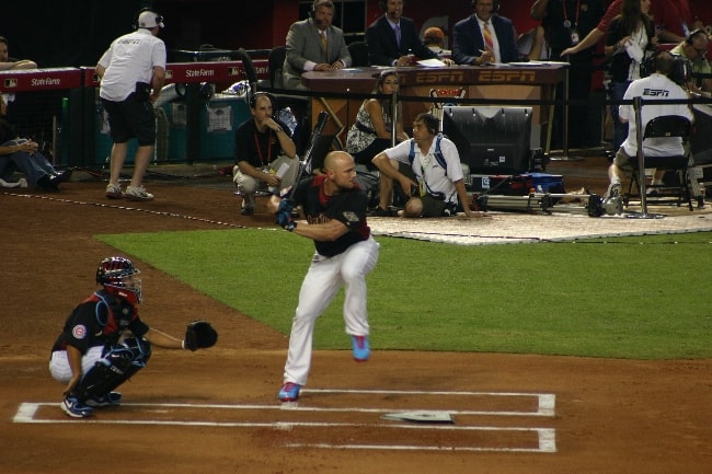 Matt Holliday as seen at bat as an all-star during Round 1 of the MLB Home Run Derby on July 11, 2011