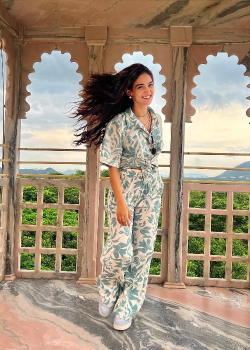 Mukti Mohan as seen while smiling in an Instagram post in August 2023