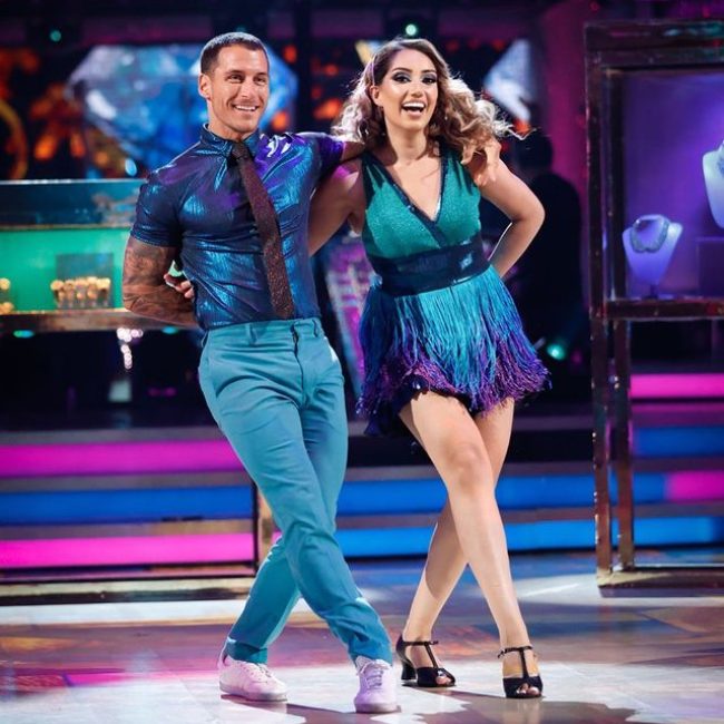 Nikita Kanda seen performing with her dance partner Gorka Marquez on Strictly Come Dancing in 2023
