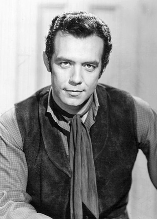 Pernell Roberts seen as Adam Cartwright from Bonanza in 1959