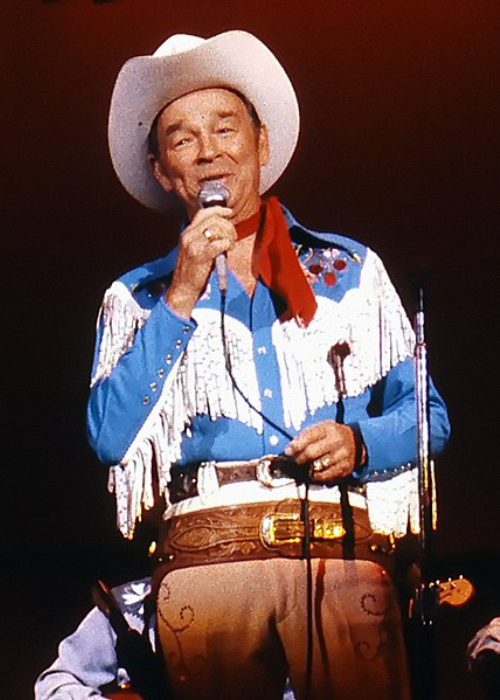 Roy Rogers as seen performing onstage at Knott's Berry Farm
