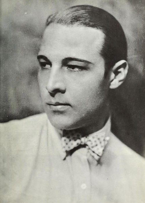 Rudolph Valentino as seen in 1925