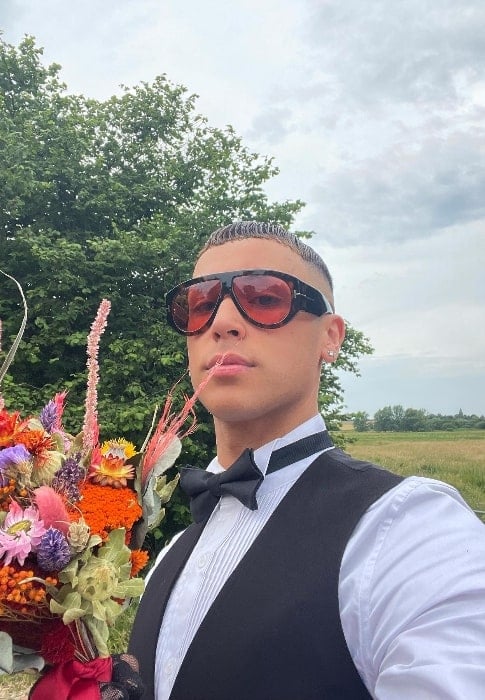 Shaheen Jafargholi as seen while taking a selfie in July 2023