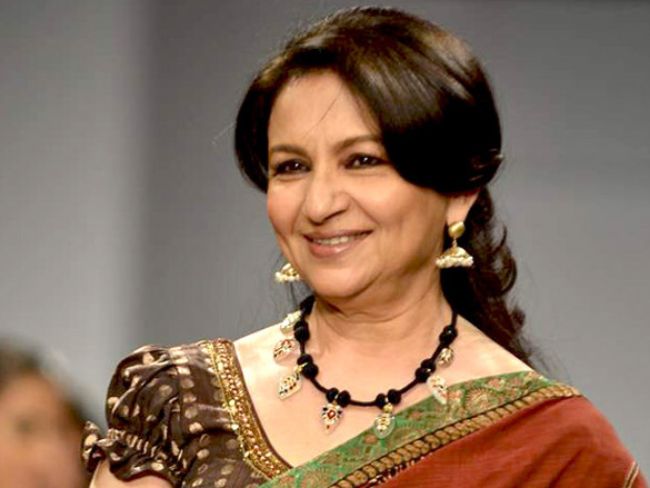 Sharmila Tagore as seen walking the ramp for Joy Mitra at WIFW in 2011