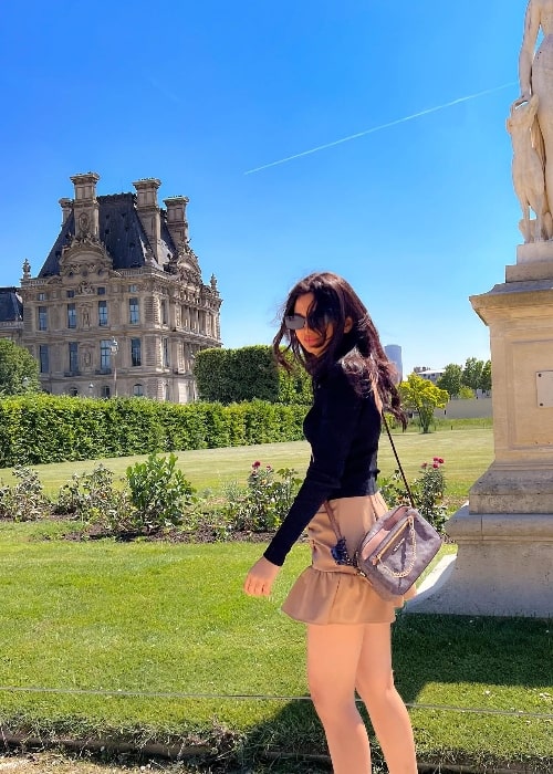 Swini Khara as seen while enjoying her time in Paris, France in September 2023