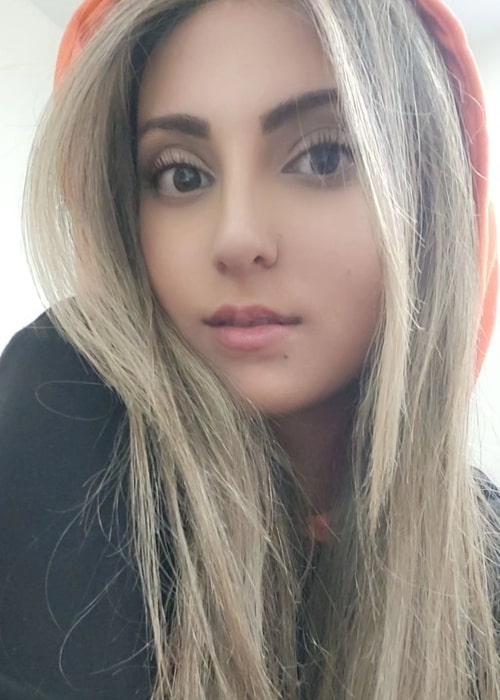 Tannaz Davoodi as seen in a selfie that was taken in November 2023, in Tehran, Iran