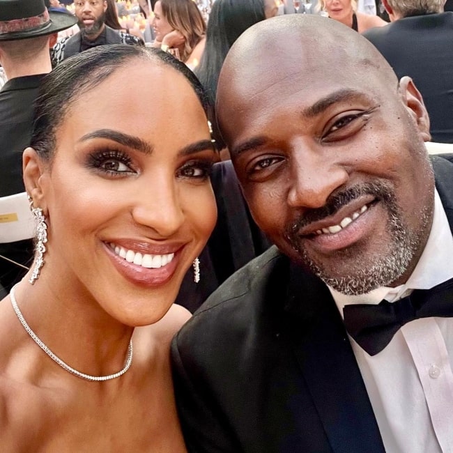 Annemarie Wiley as seen in a selfie with her husband Marcellus Wiley in November 2023